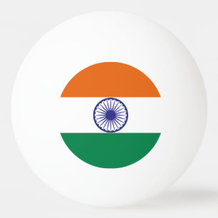 Indian Tricolor Tiranga Flag Tischtennisball