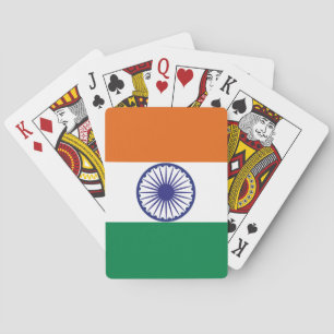 Indian Tricolor Tiranga Spielkarten