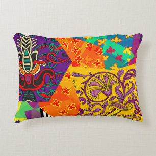 Indian Turkish Festive Patchwork Mandala Dekokissen