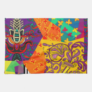 Indian Turkish Festive Patchwork Mandala Geschirrtuch
