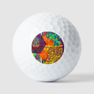 Indian Turkish Festive Patchwork Mandala Golfball