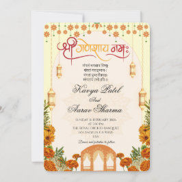 Indian Wedding Invitations for USA Einladung