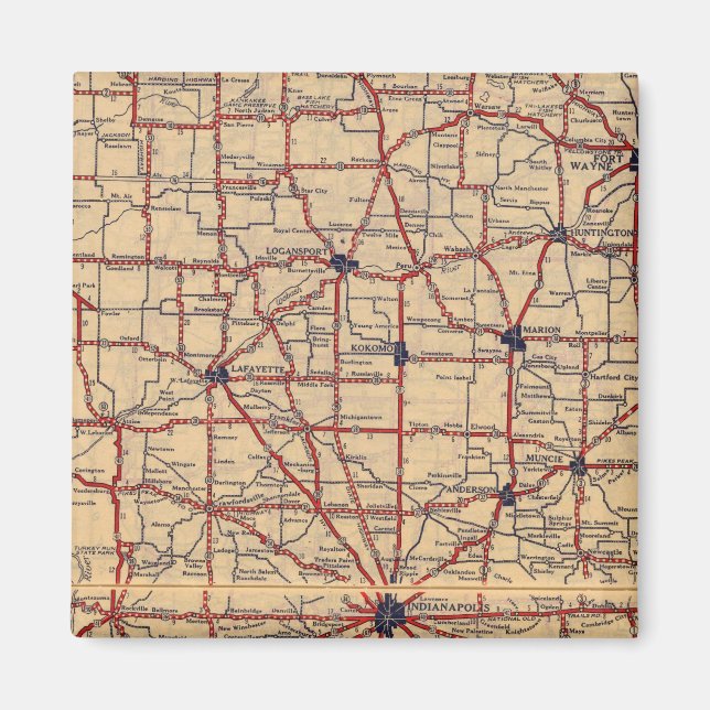 Indiana 5 magnet (Vorne)