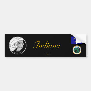 INDIANA AUTOAUFKLEBER