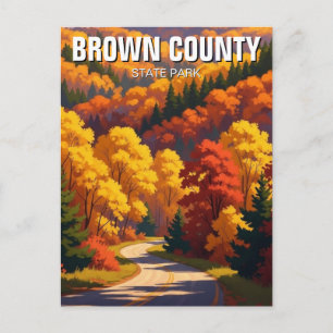 Indiana Brown County State Park Reise Postkarte