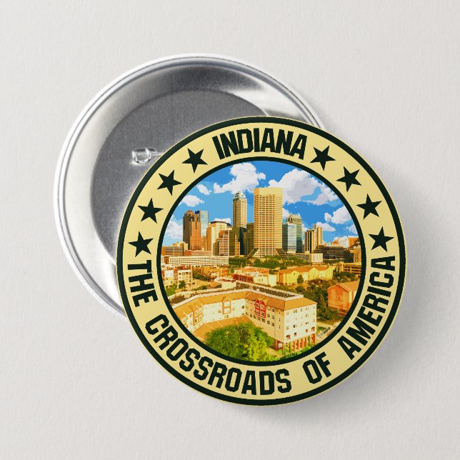 Indiana Button (Vorne & Hinten)