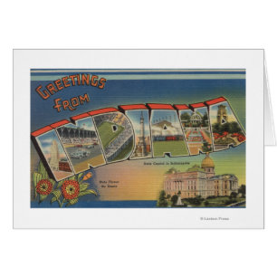 Indiana (Capitale d'État/Fleur)