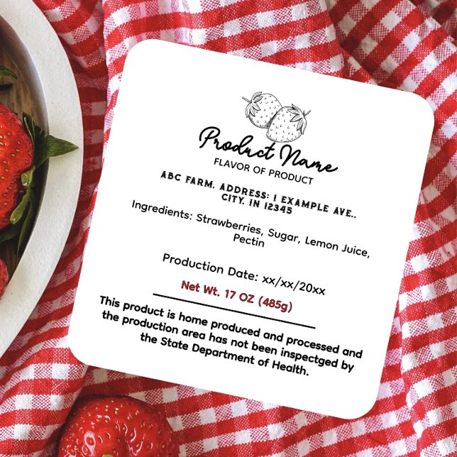 Indiana cottage droit alimentaire étiquettes (Créateur téléchargé)