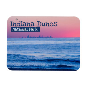 Indiana-Dünen-Nationalpark-Sonnenuntergang Magnet