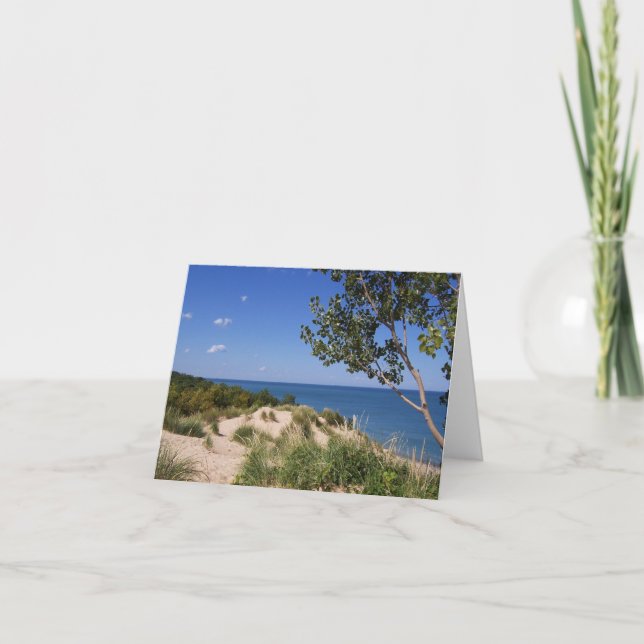 Indiana-Dünen-Staatsangehöriger Lakeshore Karte (Vorderseite)