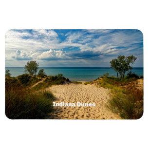 Indiana Dunes, gekennzeichnet Magnet