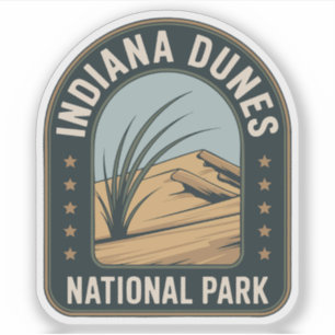 Indiana Dunes National Park Adventure Aufkleber