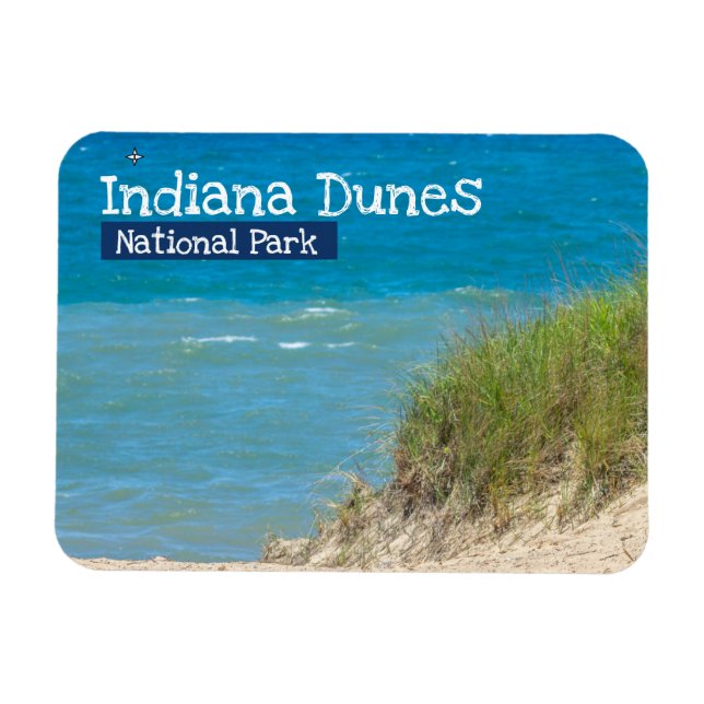 Indiana Dunes National Park Dunes Magnet (Horizontal)