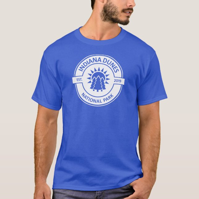 Indiana Dunes National Park Sun Trees T-Shirt (Vorderseite)