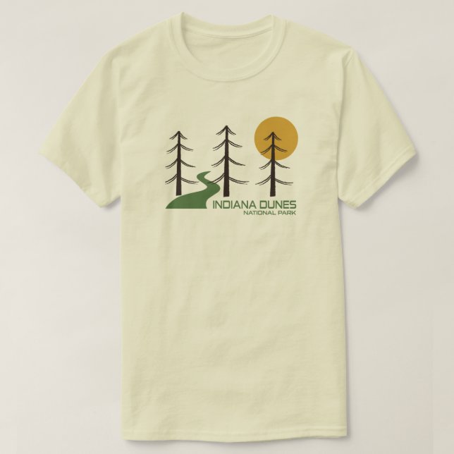 Indiana Dunes National Park Trail T-Shirt (Design vorne)