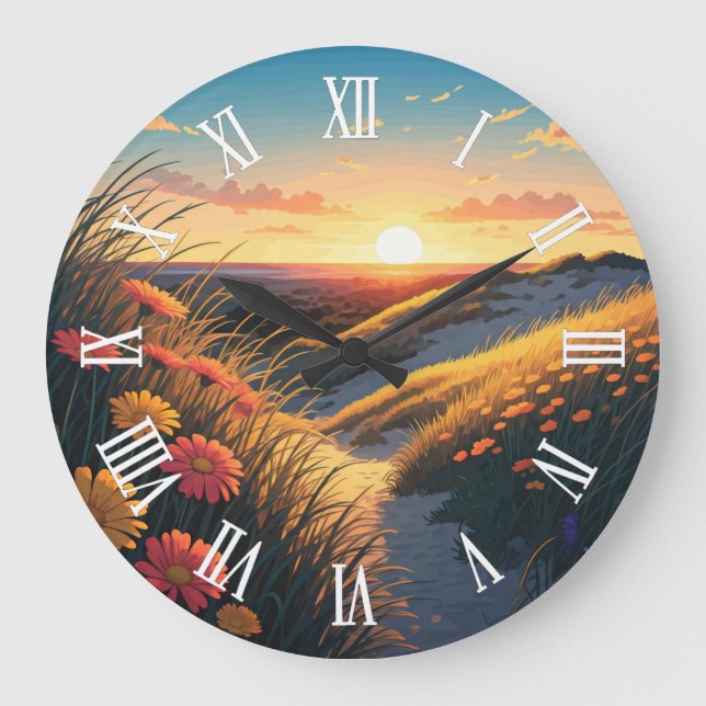 Indiana Dunes National Park Travel Große Wanduhr (Vorderseite)