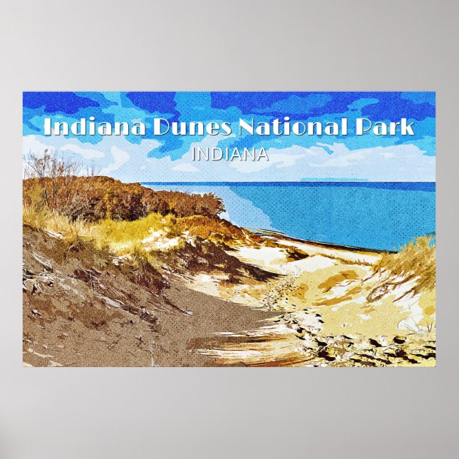 Indiana Dunes Nationalpark Poster (Vorne)