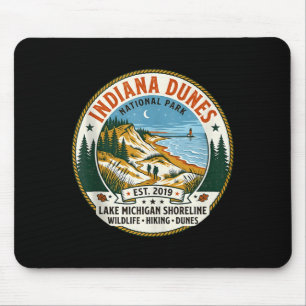 Indiana Dunes Nationalpark Vintage-Wanderung Mousepad