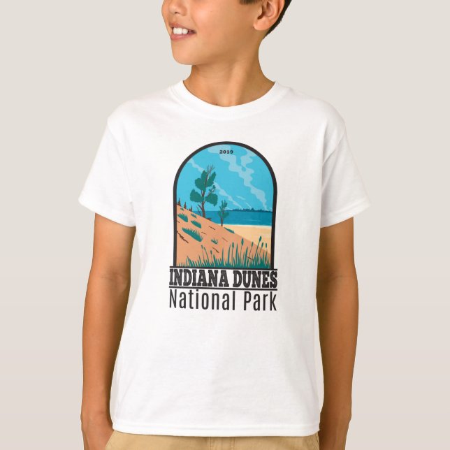 Indiana Dunes Nationalpark Vintager T - Shirt (Vorderseite)