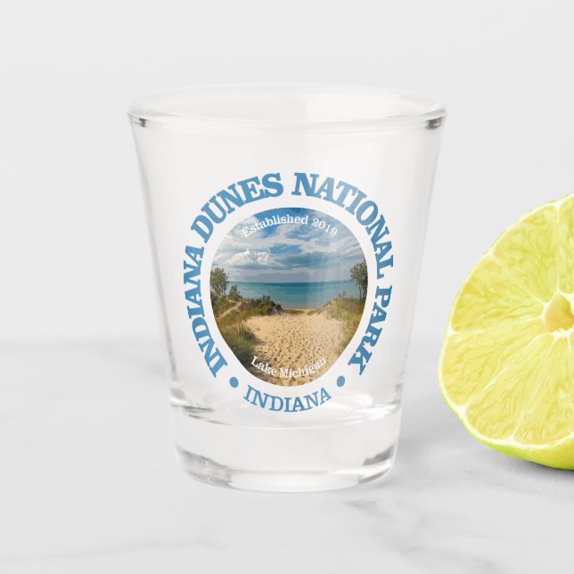 Indiana Dunes NP2 Schnapsglas (Vorderseite)