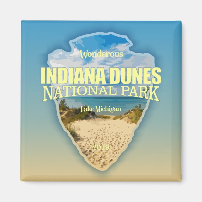 Indiana Dunes NP (Pfeilspitzen) Magnet (Vorne)