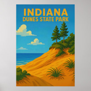 Indiana Dunes Staat Park V01 Poster