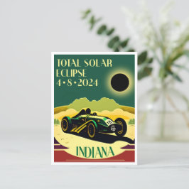 Indiana Eclipse Postkarte