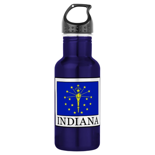 Indiana Edelstahlflasche (Vorderseite)
