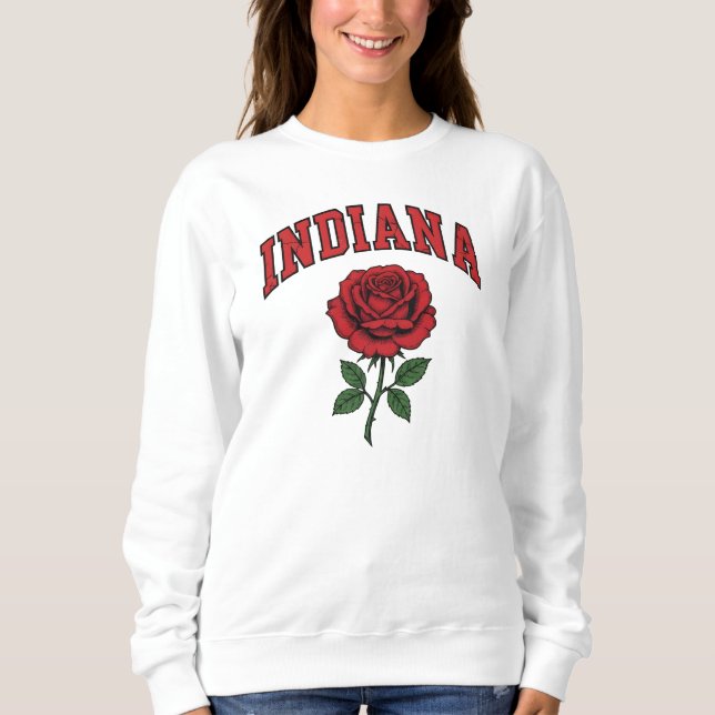 Indiana-Erbe in Blüte Sweatshirt (Vorderseite)