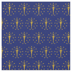 Indiana Flag & America Staat Fabric/USA mode Stoff