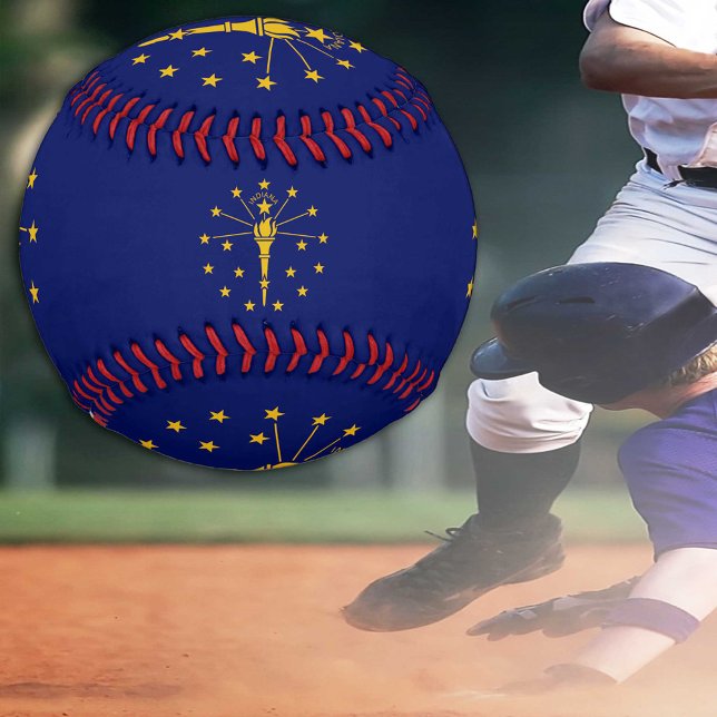 Indiana Flag, Indiana sport / Baseball Balls (Von Creator hochgeladen)