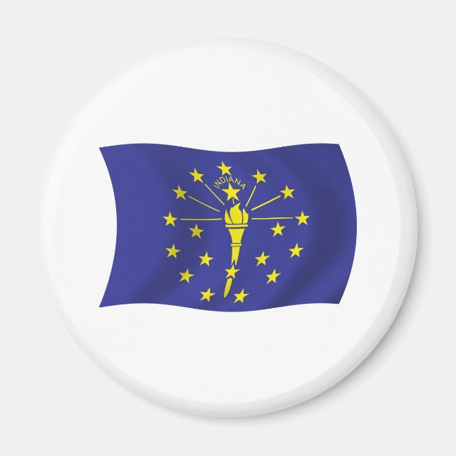 Indiana Flag Magnet (Vorne)