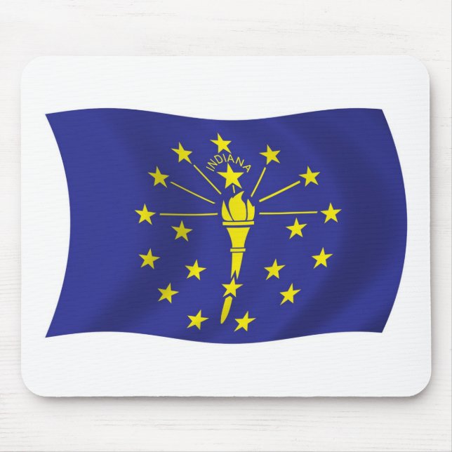 Indiana Flag Mousepad (Vorne)