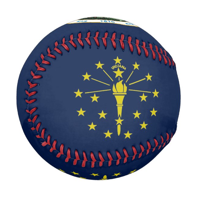 Indiana-Flagge Baseball (Vorderseite Links)