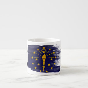 Indiana-Flagge Espressotasse