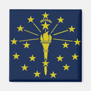 Indiana-Flagge Magnet