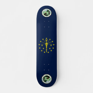 Indiana-Flagge Skateboard