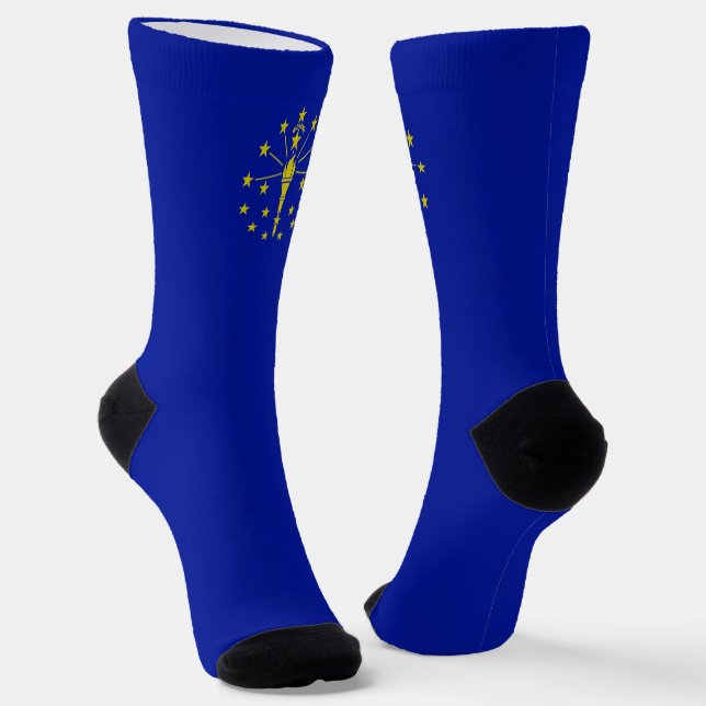 Indiana-Flagge Socken (Gewinkelt)
