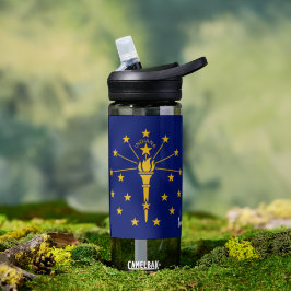 Indiana-Flasche, patriotische Indiana-Flagge Trinkflasche