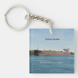 Indiana Harbor Acrylschlüsselkette Schlüsselanhänger