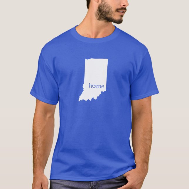 Indiana Home State IN T-Shirt (Devant)