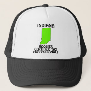Indiana - Hoosier-zertifizierter Steuerprofi? Truckerkappe