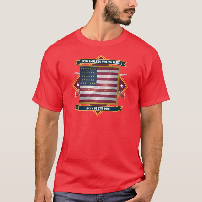 Indiana Infantry-Shirts T-Shirt (Vorderseite)