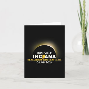 Indiana insgesamt Solar Eclipse 2024 Karte