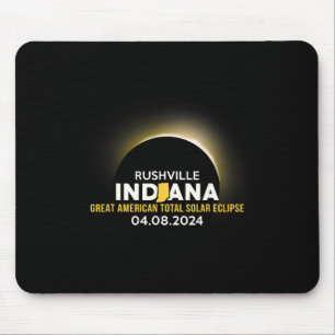 Indiana insgesamt Solar Eclipse 2024 Mousepad