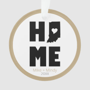 Indiana ist Zuhause Personalisiert Ornament