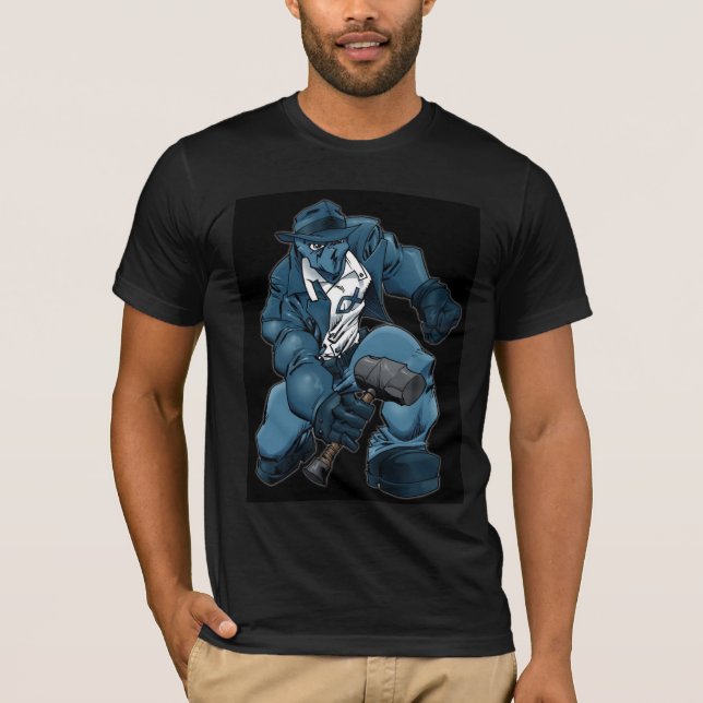Indiana Jones christlicher Superhero T-Shirt (Vorderseite)