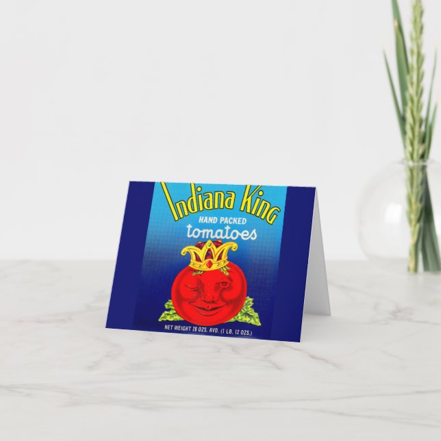 Indiana-King-Tomaten-Etikett (Vorderseite)