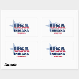 Indiana My Zuhause Staat Sticker