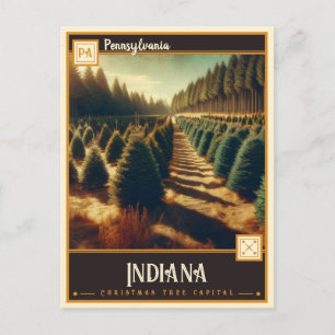 Indiana, Pennsylvania   Antik Postkarte